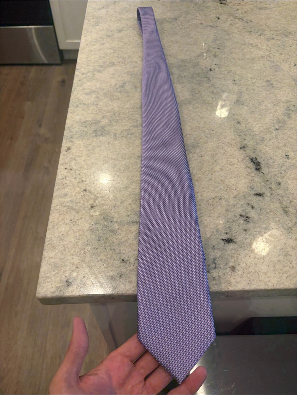 Jones New York Lavender Textured Men's Tie